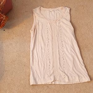 J. Crew xs white tank top